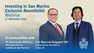 Webinar &ldquo;Investing in San Marino