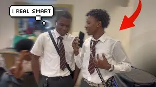 HIGHSCHOOL PUBLIC INTERVIEW 😂😂 * He's Smart*