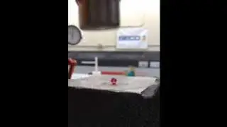 Prometheus Lights: Smashing an instrument ruby with a hammer