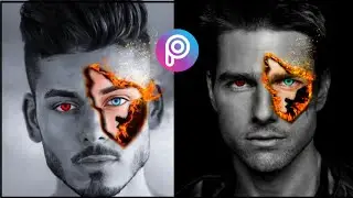 Fire face Editing  | Picsart Mobile editing ideas  New Trick 2020  (A.R EDITZ)