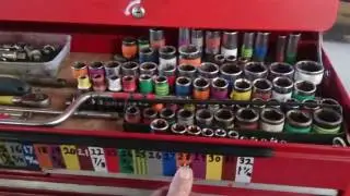 Colour code spanners and sockets to help identify size - workshop hack  mcewan7m