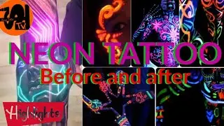 NEON INK TATTOO COLORS