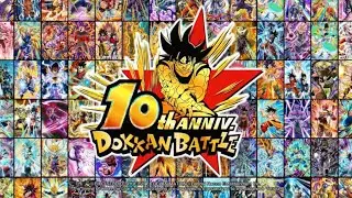 Dokkan 10th Anniversary Trailer 10th Anniversary Log In Character & Logo Dragon Ball Z Dokkan Battle