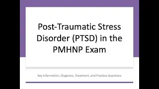 PTSD PMHNP Exam