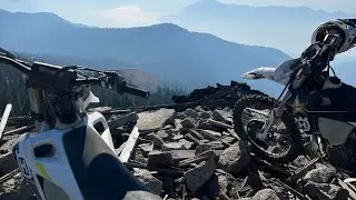 Riding the Packsaddle HARD Enduro trail at Gold Creek Lodge!
