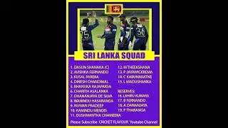 Sri Lanka Squad for T20 World Cup 2021 | #shorts | Cricket Flavor
