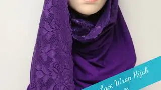 Jersey Lace Wrap Hijab Scarves