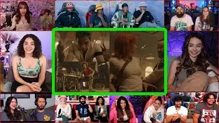 Youtubers React To Zoro, Luffy And Nami At The Bar Scene | Netflix One Piece Ep 1 Reaction Mashup