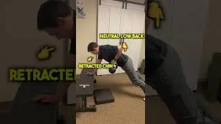 Neck Pain? Build a stronger neck with the plank row!