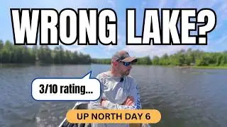 Did we pick the wrong lake? Bass fishing struggles or success? | Up North Series 2025 Day 6