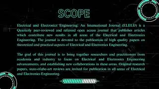 Electrical and Electronics Engineering: An International Journal (ELELIJ)