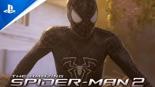 NEW 2025 TASM2 Black Suit Cinematic Boss Fight VS The Lizard - Marvel's Spider-Man 2 MODS