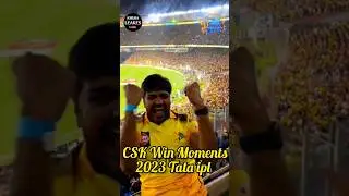 CSK Winning Moments 2023 Tata Ipl #trendingshorts #chennaisuperkings #ipl2023final #jadeja #msdhoni