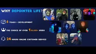 Depointer Life Led Mask with Gesture Sensing