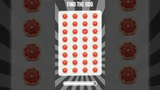 Spot the Odd Fruit! 🔥 | 5 Second Emoji Brain Test #squizzer #findtheoddoneout #quiz #funquiz
