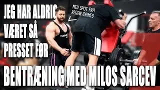 Den Hårdeste & Klammeste bentræning i mit liv!!! med Milos Sarcev - Regan Grimes gav god support...