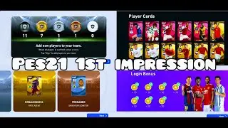 Pes 21 Mobile 1st Impression,  My Account  Go Through