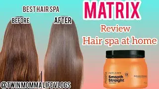 Matrix Opticare Smooth Straight hair spa at home #hair spa tutorial #hair spa at home