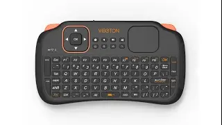 Viboton S1 Rechargeable 2.4GHz Wireless Keyboard with Air Mouse