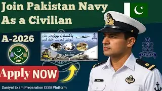 Join Pakistan Navy As s Civilian | Latest Navy Civilian Jobs 2025 | Civilian A-2026 | How to Apply