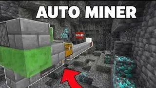 Automatic Diamond Mining Machine in Minecraft 1.18! (No Mods)