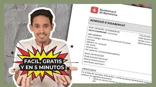 ▶︎ ASSABENTAT d'Obres Ajuntament Barcelona 📍 | Guía paso a paso para tramitarlo ✅ ¡GRATIS Y ONLINE !