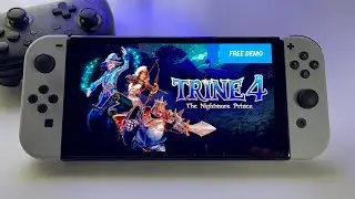 Trine 4: The Nightmare Prince - REVIEW | Switch OLED handheld gameplay