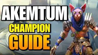 Akemtum Guide: Best Build, Gear & Masteries for AOE Wave Clear DOMINATION | RAID: Shadow Legends