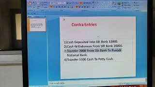 Tally Contra Entries Part 2