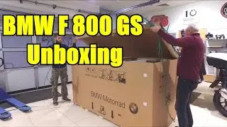 BMW F800GS unboxing. Распаковка и сборка мотоцикла BMW F800GS