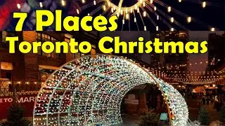 Christmas in TORONTO Canada | Christmas MARKET | Christmas LIGHTS