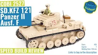 COBI 2527 SD.KFZ 121 Panzer II Ausf. F *Afrika Korps* - Speed Build Review