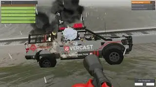 Storm chasing with @JrboomGameRoom  in Brick Rigs!