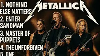 Emo Rock Playlist Live Performance | Guitar Riffs with Slow Rock Live Concert & Metallica Songs