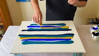 REVERSED Dutch Pour - Abstract Fluid Art - Abstract Painting