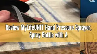 Review MyLifeUNIT Hand Pressure Sprayer, Spray Bottle with Adjustable Pressure Nozzle for Plants, 35