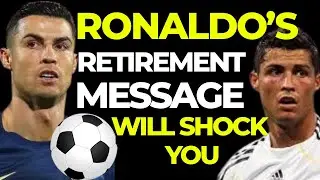 Cristiano Ronaldo Talks About Retirement | Emotional Message to Fans & Future Plans Revealed