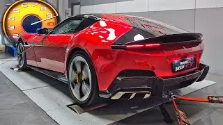 Ferrari 12Cilindri with FULL Novitec Exhaust 9,500rpm DYNO PULLS *Incredible V12 Sounds*