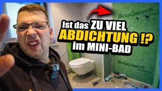 Zu VIEL ABDICHTUNG f&uuml;r die DUSCHTASSE im Mini-Bad&hellip; | Home Build Solution
