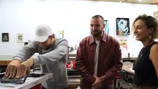 YEWTH | Screen-printing with Spit Syndicate