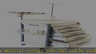 Lite Mobile Emergency Crash Cart with Accessories, IV Pole, O2 Holder, Trash Bin, Ships in 2 Days!