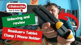 ✔️ Roadworx Tablet Clamp Mobile phone holder | Unboxing and Review