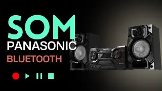 Aparelho de som panasonic não conecta bluetooth / som panasonic sem áudio no bluetooth.