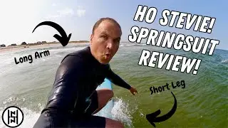 ​@HoStevie MEN'S SURFING WETSUIT! LONG ARM, SHORT LEG SPRINGSUIT REVIEW!
