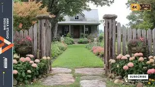 Fall Farmhouse Garden Gate Inspiration: Rustic Elegance for Your Home