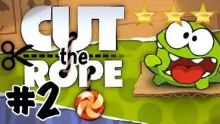 Cut The Rope - All levels - Box #2 - Fabric Box - Stoffbox - 3 Stars Walkthrough