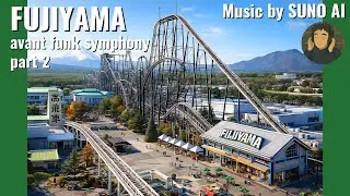 [AI Songs] FUJIYAMA avant-funk part 2 - FujiQ Highland [BGM 55分耐久]