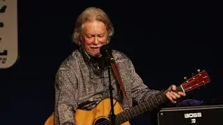 Michael Bowers and Siobhan Quinn at the Kerrville Folk Festival, 2021