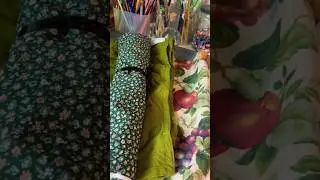 Сумка-шоппер в стиле пэчворк, сшитая своими руками из ткани, купленной в секонд-хенде! 🍎🕷️🕸️ #шит...