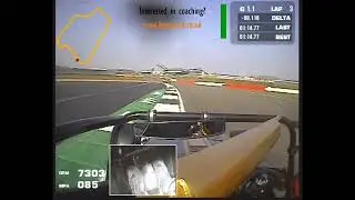 Ben Clucas Driving a Caterham 310R Car Around Silverstone International Circuit